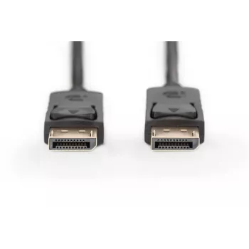 Cavo di collegamento DisplayPort DIGITUS, DP M/M, 5 m con blocco, DP, conforme 1.1a, nero