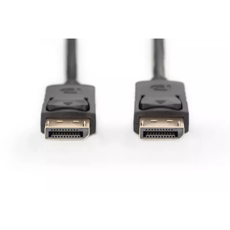 Cavo di collegamento DisplayPort DIGITUS, DP M/M, 5 m con blocco, DP, conforme 1.1a, nero