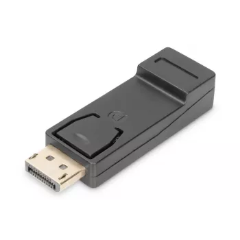 Adattatore DisplayPort DIGITUS, DP - HDMI Type-A M/F, con blocco, DP 1.1a, Full HD, CE nero