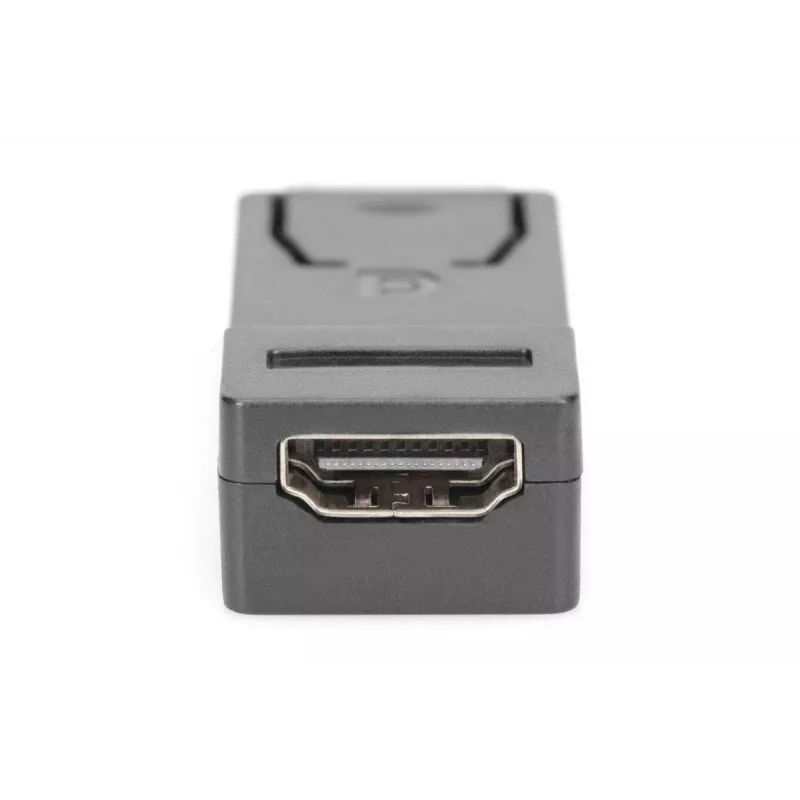 Adattatore DisplayPort DIGITUS, DP - HDMI Type-A M/F, con blocco, DP 1.1a, Full HD, CE nero