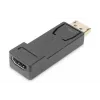 Adattatore DisplayPort DIGITUS, DP - HDMI Type-A M/F, con blocco, DP 1.1a, Full HD, CE nero