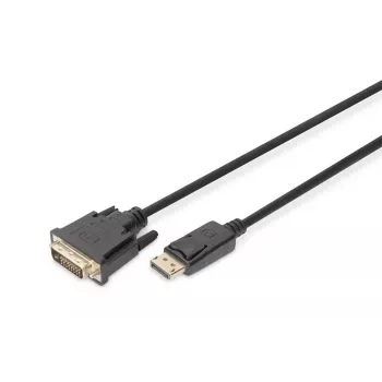 Cavo DIGITUS DP - DVI-D 3M nero DP - DVI con blocco DP 1.1a