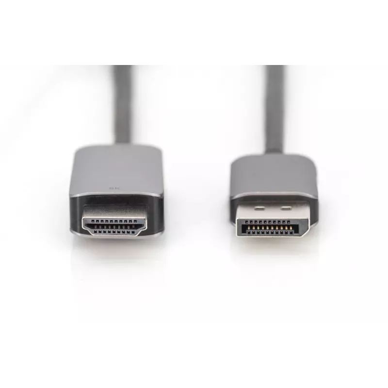 Cavo adattatore Digitus DB-340305-018-S da DisplayPort a HDMI Type A, 8K, 1,8 m, nero