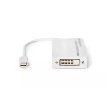 Adattatore DIGITUS MiniDP su DP HDMI+DVI 20 cm compatibile DP 1.1a bianco