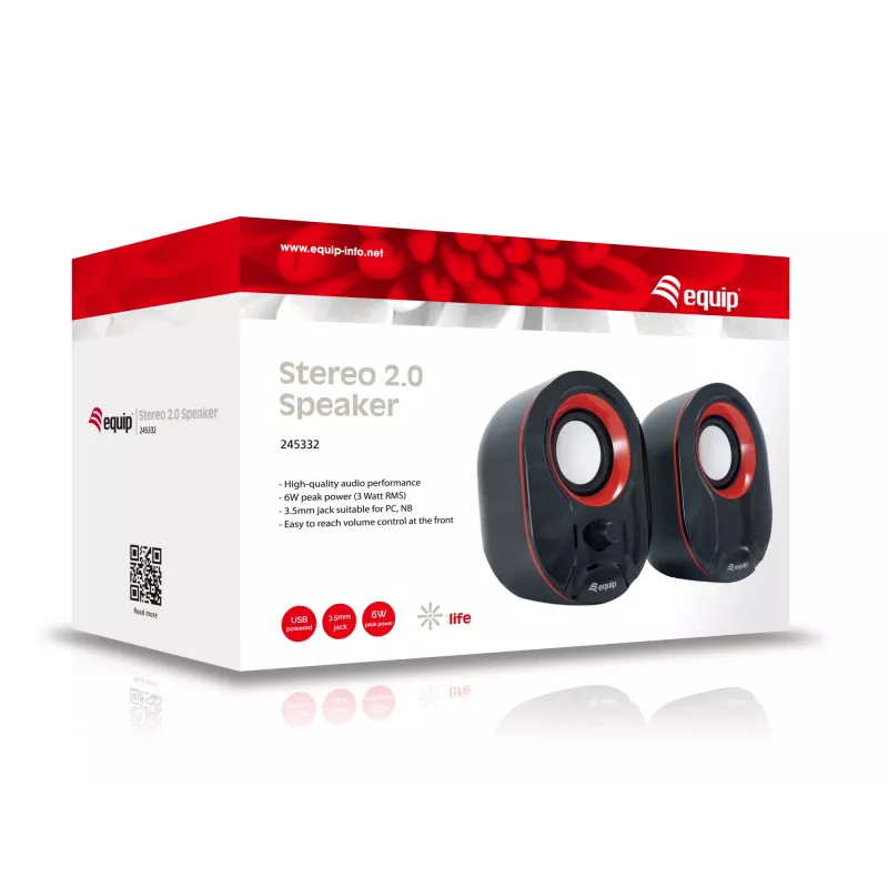 Altoparlante Equip Stereo 2.0, 3 W di potenza
