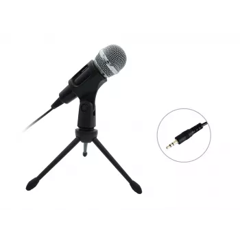 Microfono da tavolo Equip Mini Desk, -30 dB, 30 - 16000 Hz, 2200 Ω, con filo, 3,5 mm (1/8