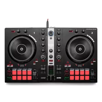 Vinyl-scratcher Hercules INPULSE 300 MK2 nero, rosso
