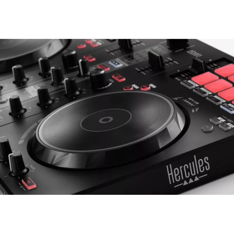 Vinyl-scratcher Hercules INPULSE 300 MK2 nero, rosso