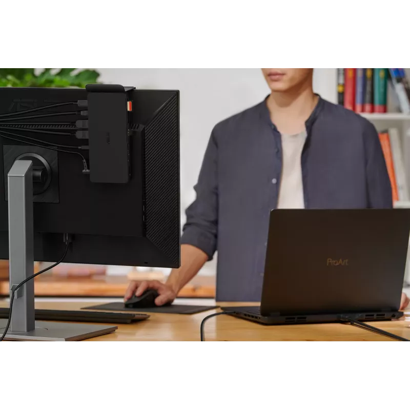 Docking station ASUS DC500 Thunderbolt 4 Triple 4K, 150W PD, 3 display, 2x HDMI 2.1, 2x USB-A, 2x USB2.0, RJ-45, MicroSD