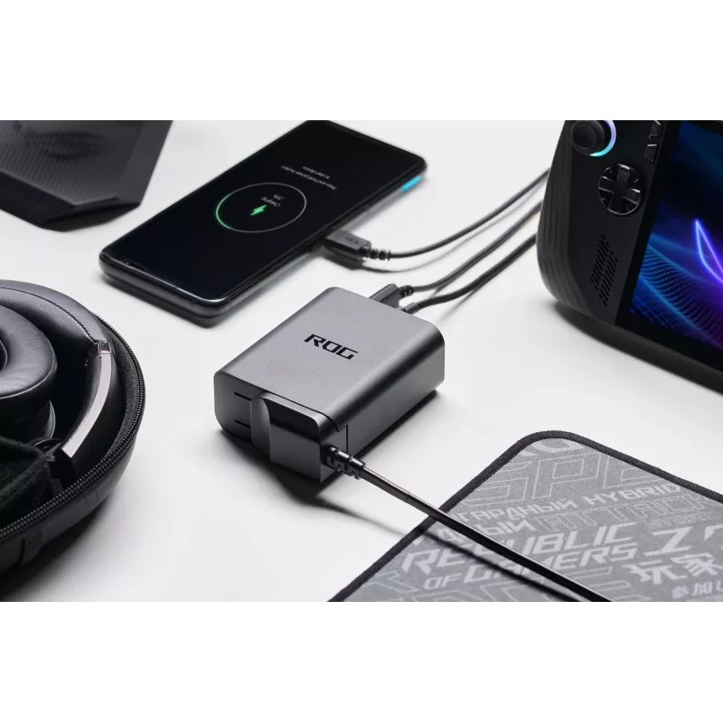 ASUS ROG 140W USB-C GaN universale nero AC ricarica rapida per interni
