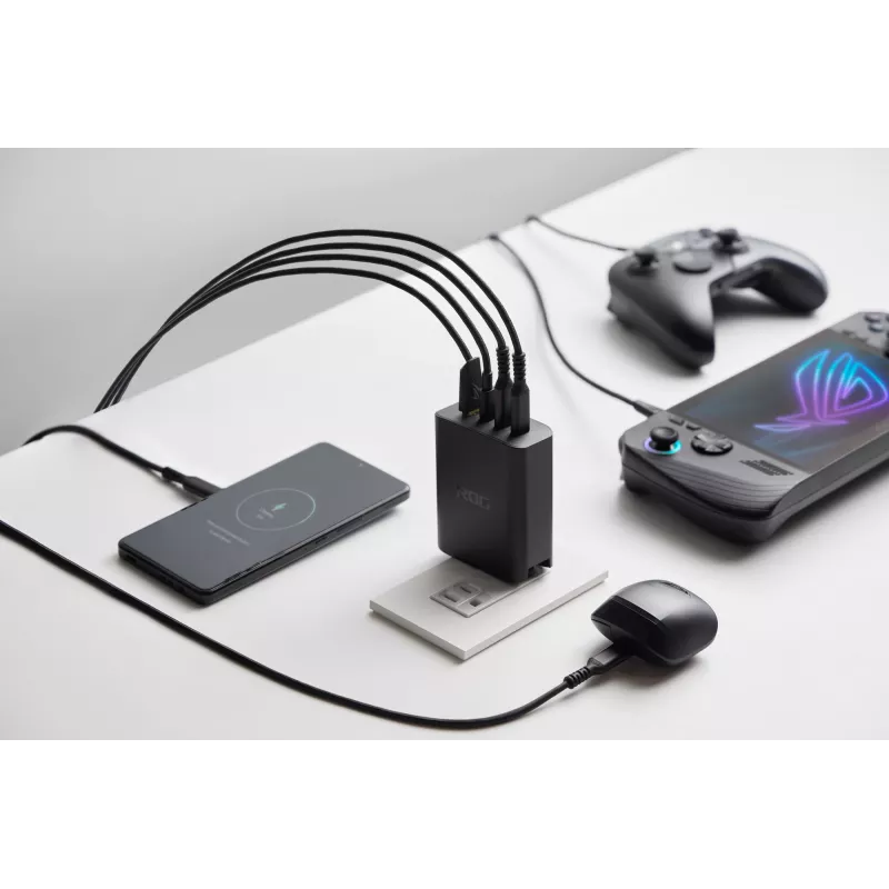 ASUS ROG 140W USB-C GaN universale nero AC ricarica rapida per interni