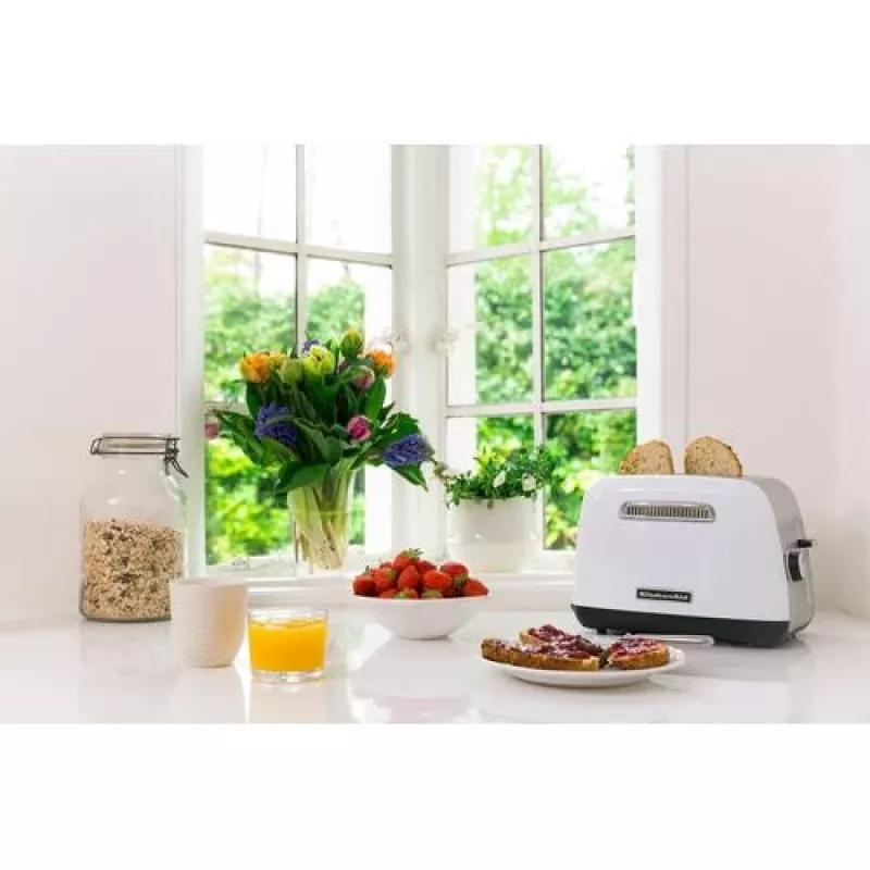 KitchenAid 5KMT2115EWH 5 2 fette 1100 W acciaio inox, bianco