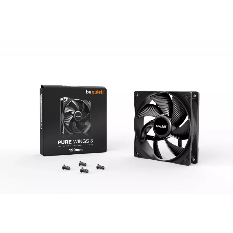 be quiet Pure Wings 3 ventola per case PC 120mm 12 cm nero 1 pezzo