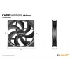 be quiet Pure Wings 3 ventola per case PC 120mm 12 cm nero 1 pezzo