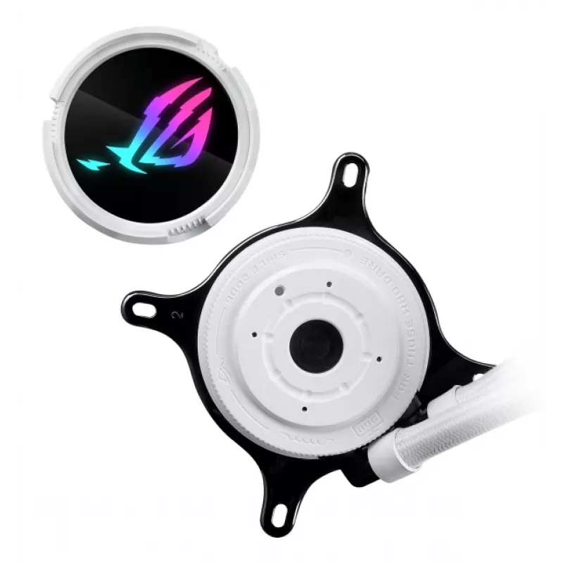 Kit di raffreddamento a liquido per processore ASUS ROG Strix LC III 240 ARGB White Edition 12 cm