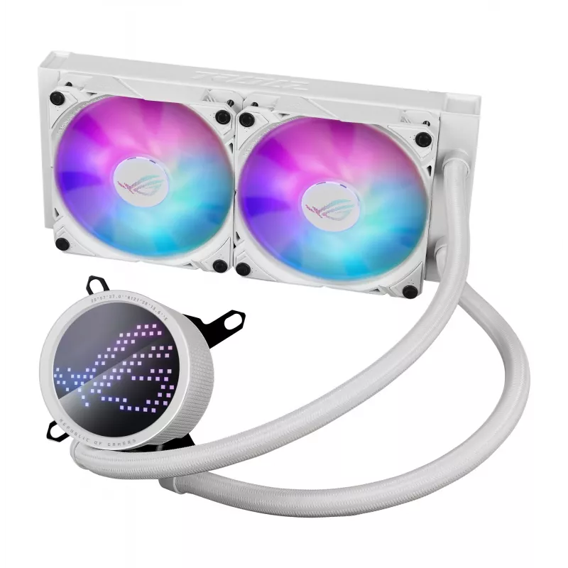 Kit di raffreddamento a liquido per processore ASUS ROG Ryuo III 240 ARGB White Edition 12 cm