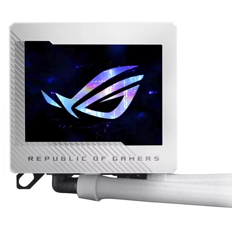 Dissipatore a liquido all-in-one per processore ASUS ROG RYUJIN III 240 ARGB White Edition 12 cm 1 pz.