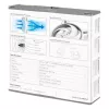ARCTIC BioniX P140 (grigio/bianco) – ventola gaming 140 mm a pressione ottimizzata con PWM PST