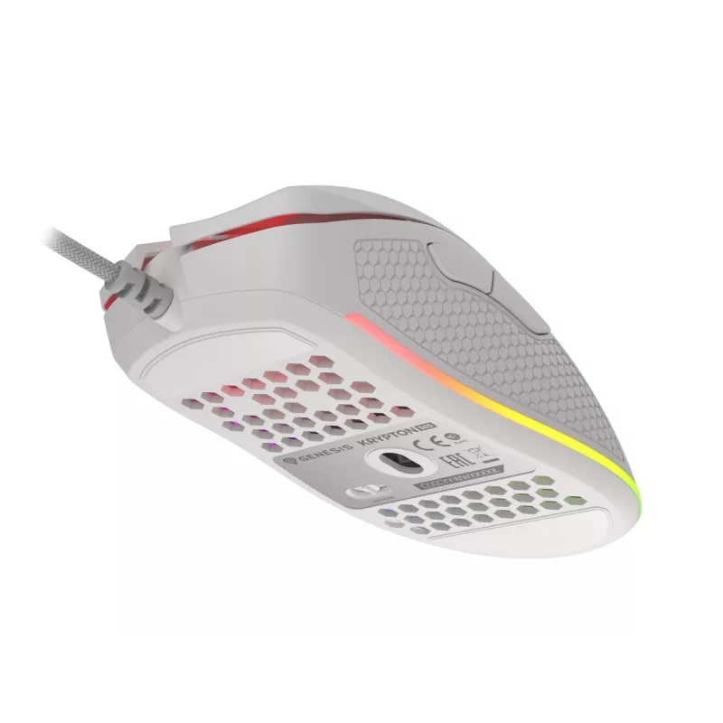 GENESIS Krypton 555 mouse gaming per destrorsi USB Type-A ottico 8000 DPI