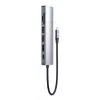 Dock/hub USB-C Manhattan con lettore di schede, porte (x5): Ethernet, HDMI, USB-A (x2) e USB-C, con Power Delivery (PD) 100 W – richiede alimentatore USB-C esterno (non incluso). Alimentato via USB (nessun alimentatore esterno necessario) se PD non viene utilizzato