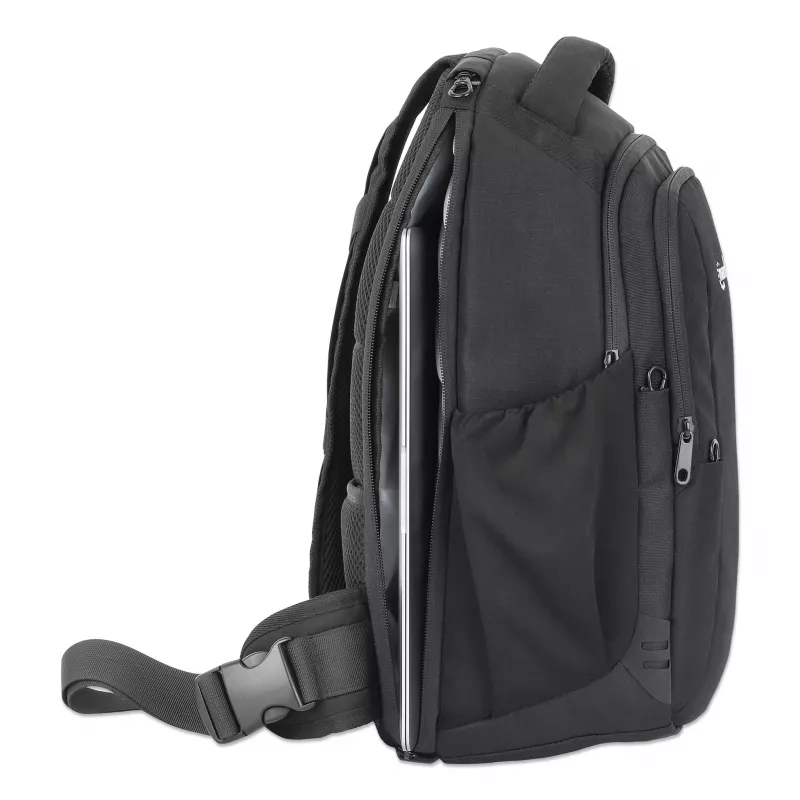 Manhattan Amsterdam 440578 borsa a tracolla / zaino per notebook da 13,3 pollici, nero