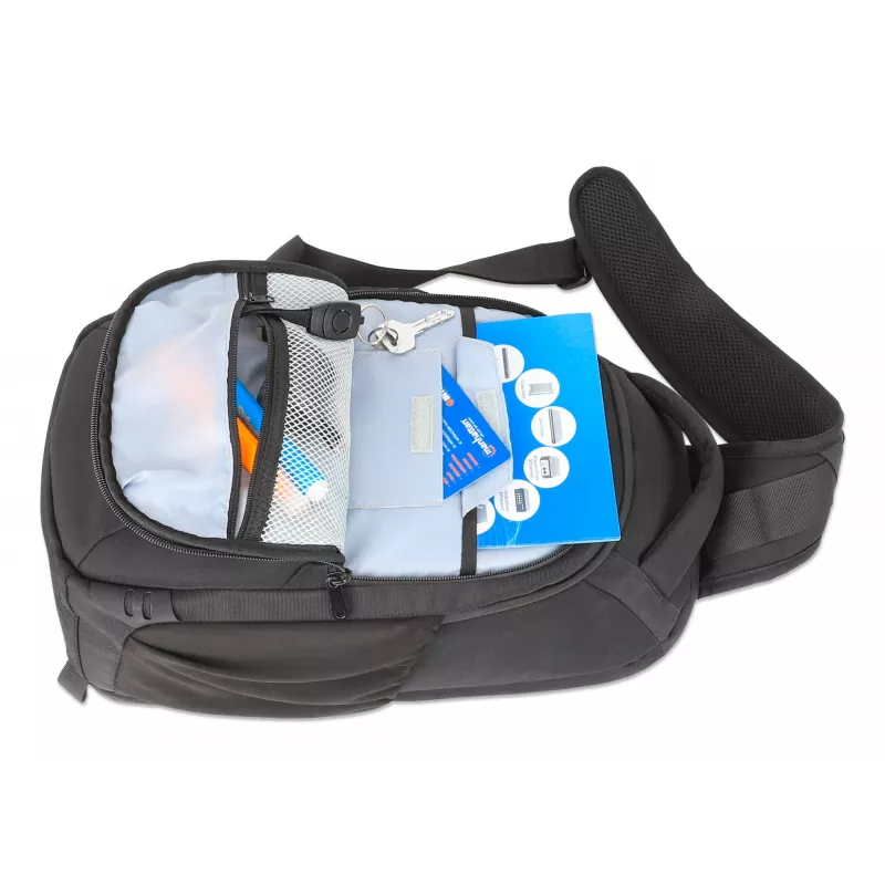 Manhattan Amsterdam 440578 borsa a tracolla / zaino per notebook da 13,3 pollici, nero