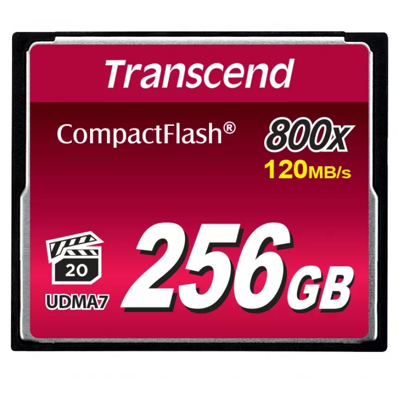 TRANSCEND CF Card CF800 256GB 800x Premium