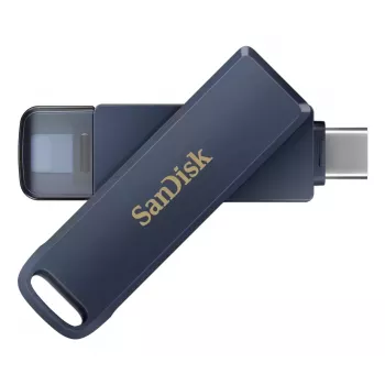 WESTERN DIGITAL SanDisk Phone Drive per iPhone - 128 GB chiavetta USB - USB-C/Lightning - Metallic Sky blu