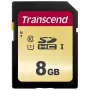 TRANSCEND scheda SDHC 500S 8 GB UHS-I U1 MLC