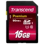 Memoria flash Transcend 16 GB SDHC UHS-I TS16GSDU1
