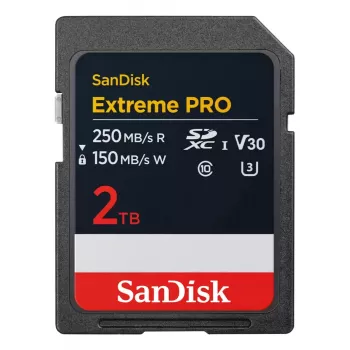 WESTERN DIGITAL Extreme PRO 2 TB scheda di memoria SDXC 250 MB/s 140 MB/s UHS-I