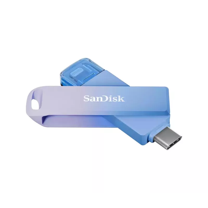 WESTERN DIGITAL SanDisk Creator Phone Drive – 256 GB Chiavetta USB – USB-C/Lightning – blu