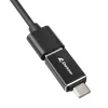 SHARKOON Hub USB - 3 porte USB 3.2 Gen 1 in alluminio + Ethernet nero