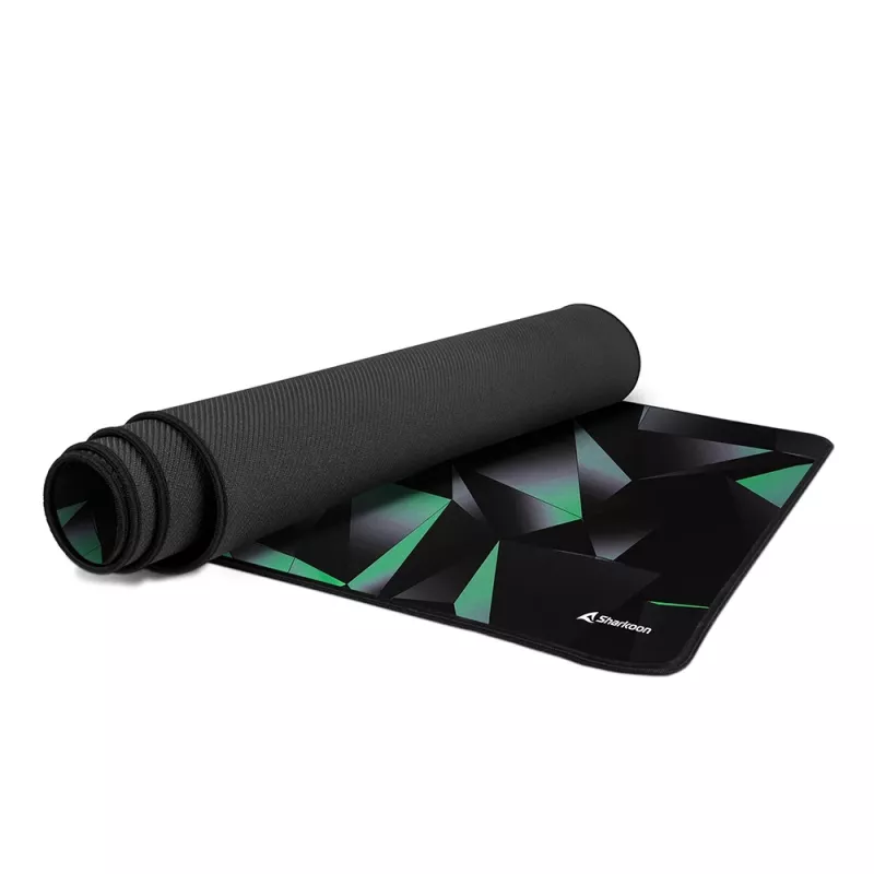 SHARKOON tappetino mouse gaming Sgp30 – nero/verde/grigio