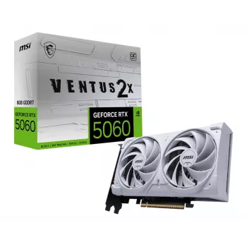 Scheda grafica MSI GeForce RTX 5060 8 GB GDDR7, PCIe 5.0, 128-bit, 2527 MHz boost, 145 W, 4 display