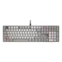 Tastiera CHERRY KC 500 MX LP home/office USB QWERTZ tedesco grigio