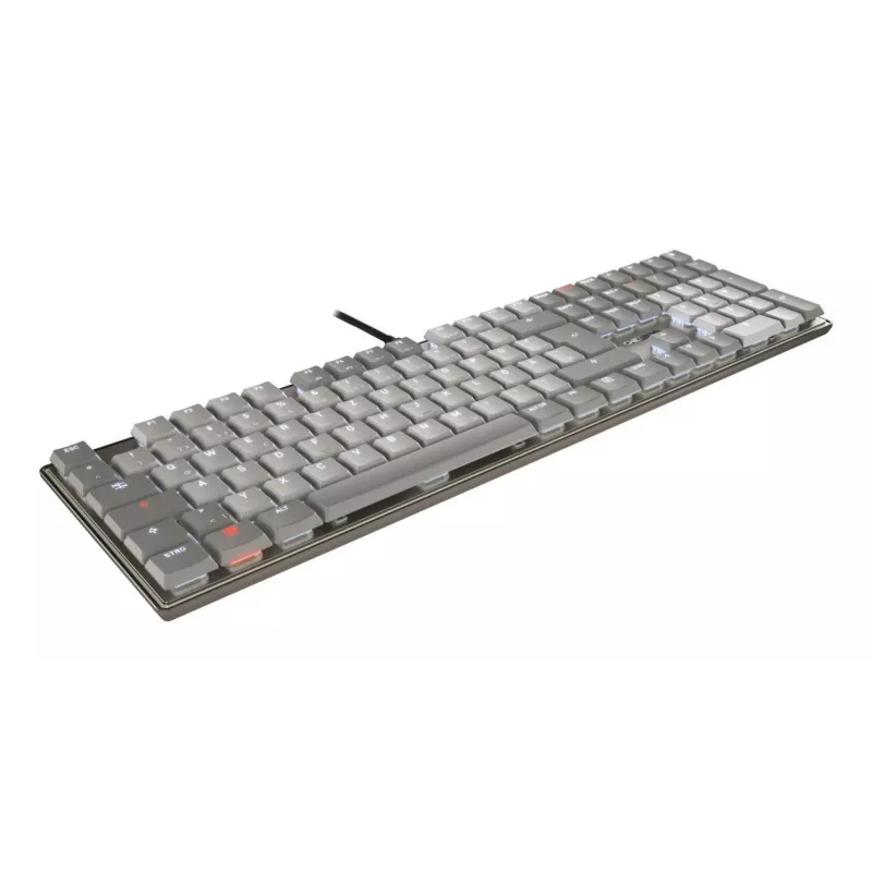 Tastiera CHERRY KC 500 MX LP home/office USB QWERTZ tedesco grigio