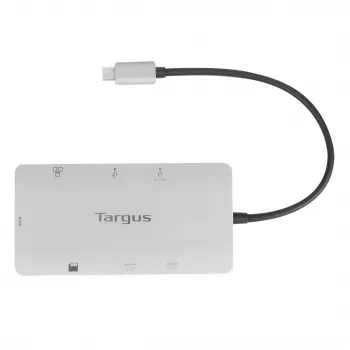 Targus DOCK423EU docking station per laptop/replicatore di porte con filo USB 3.2 Gen 1 (3.1 Gen 1) Type-C argento