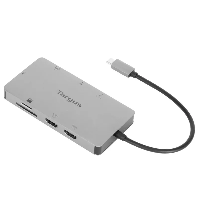 Targus DOCK423EU docking station per laptop/replicatore di porte con filo USB 3.2 Gen 1 (3.1 Gen 1) Type-C argento