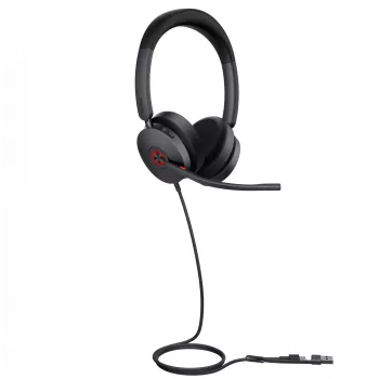 Yealink UH48 Dual Teams cuffia USB-C/A, con filo, chiamate/musica, 20–20000 Hz, 169 g, cuffia, nero