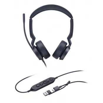 Yealink UH44 Dual UC cuffie USB-C/A