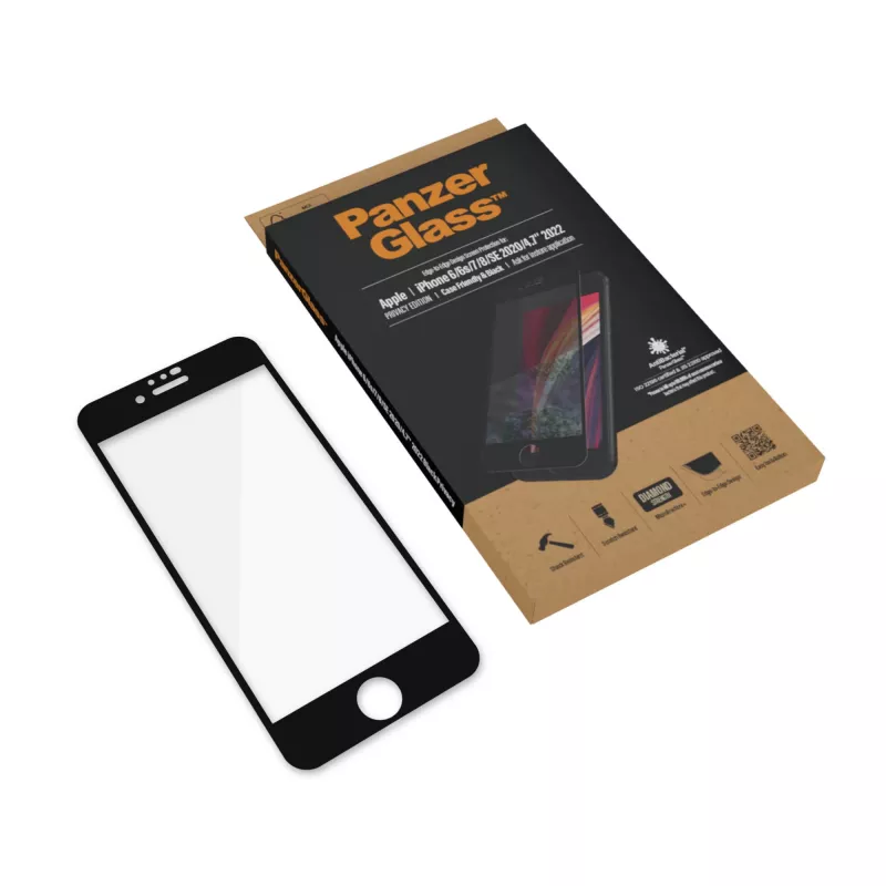 PanzerGlass® protezione display iPhone 8 | 7 | 6s | 6 | SE (2020/2022) | Edge-to-Edge