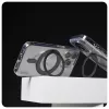PanzerGlass CARE™ by ® custodia trasparente con kickstand nero e MagSafe iPhone 16