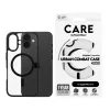 PanzerGlass CARE™ by ® Urban Combat custodia trasparente con cornice nera e MagSafe iPhone 16