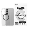 PanzerGlass CARE™ by ® Urban Combat custodia trasparente con nero compatibile Qi Samsung Galaxy S25
