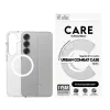 PanzerGlass CARE™ by ® Urban Combat custodia, trasparente, con bianco, compatibile Qi per Samsung Galaxy S25+