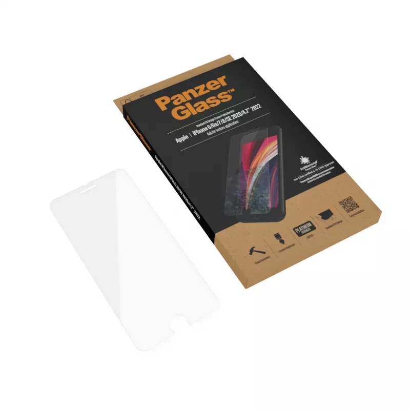PanzerGlass ® protezione display iPhone 8 | 7 | 6s | 6 | SE (2020/2022) | Standard Fit
