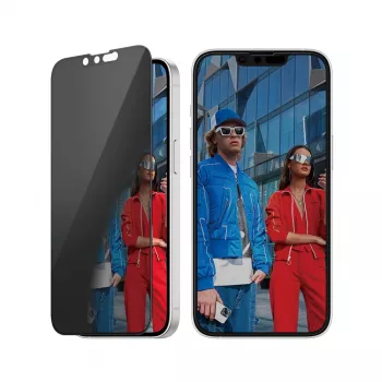 PanzerGlass ® Privacy Screen Protector iPhone 17e | 16e | 14 | 13 | 13 Pro | Ultra-Wide Fit con EasyAligner