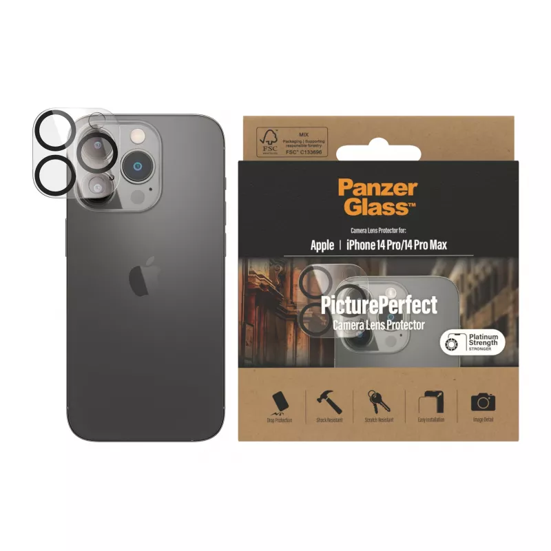 PanzerGlass® PicturePerfect protezione lente fotocamera iPhone 14 Pro | 14 Pro Max