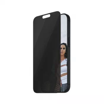 PanzerGlass SAFE. by ® protezione display privacy iPhone 16 Plus | 15 Plus | Ultra-Wide Fit